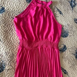 Elegant Pink Easter Sleeveless‎ Dress NWT 30” Waist